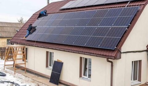 Odbudowany szpital koło Kijowa zyskał hybrydową instalację OZE