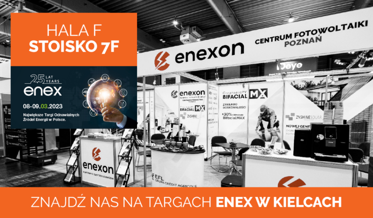 Enexon Centrum Fotowoltaiki Poznań na targach ENEX 2023 &ndash; Przyszłość nowoczesnej fotowoltaiki