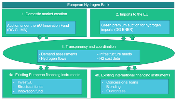 Struktura Europejskiego Banku Wodorowego