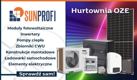 Hurtownia Sunprofi – dostępne marki paneli PV, pomp ciepła i akcesoriów