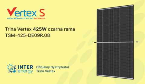 Specjalna oferta dla instalatorów: Trina Vertex 425W czarna rama