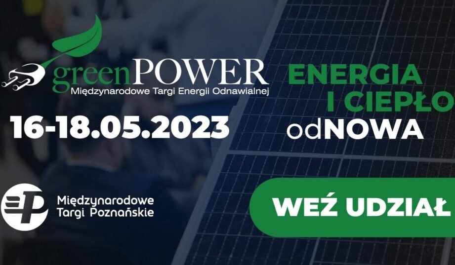 Innowacyjne technologie z zakresu zielonej energii od 16 maja w Poznaniu