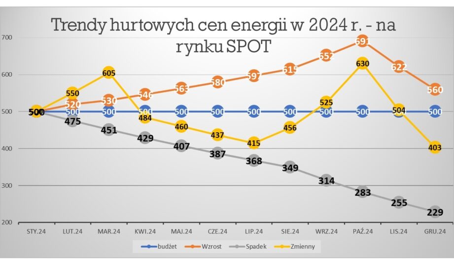 Strategie zakupowe energii elektrycznej dla firm 2024/2025, SPOT czy OTF – szkolenie