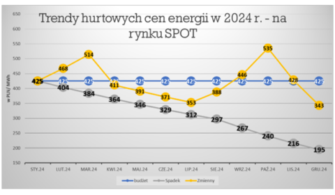 Prognozy cen SPOT, OTF – Strategie zakupowe energii na 2024 i 2025 – szkolenia