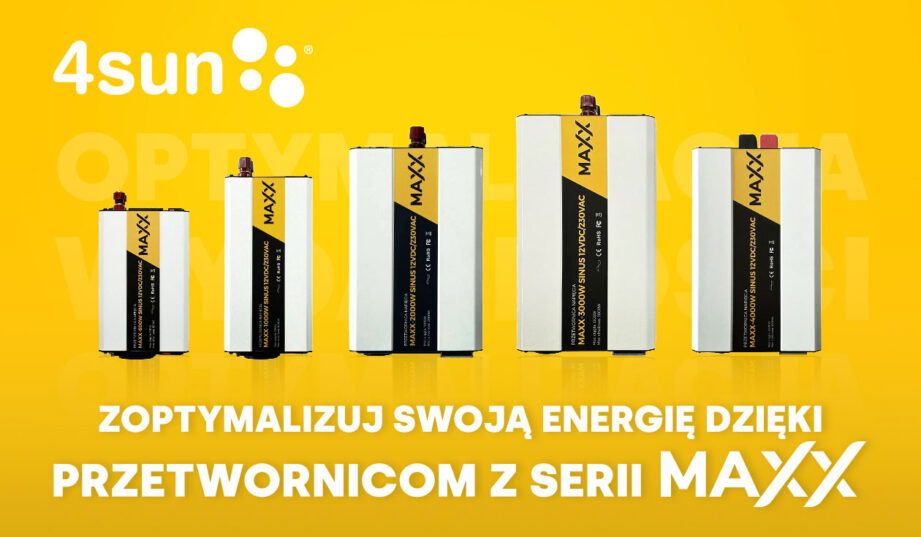 Przetwornice napięciowe - produkty marki MAXX od 4SUN