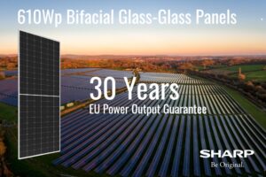 30-lenia gwarancja na moduły PV Sharp