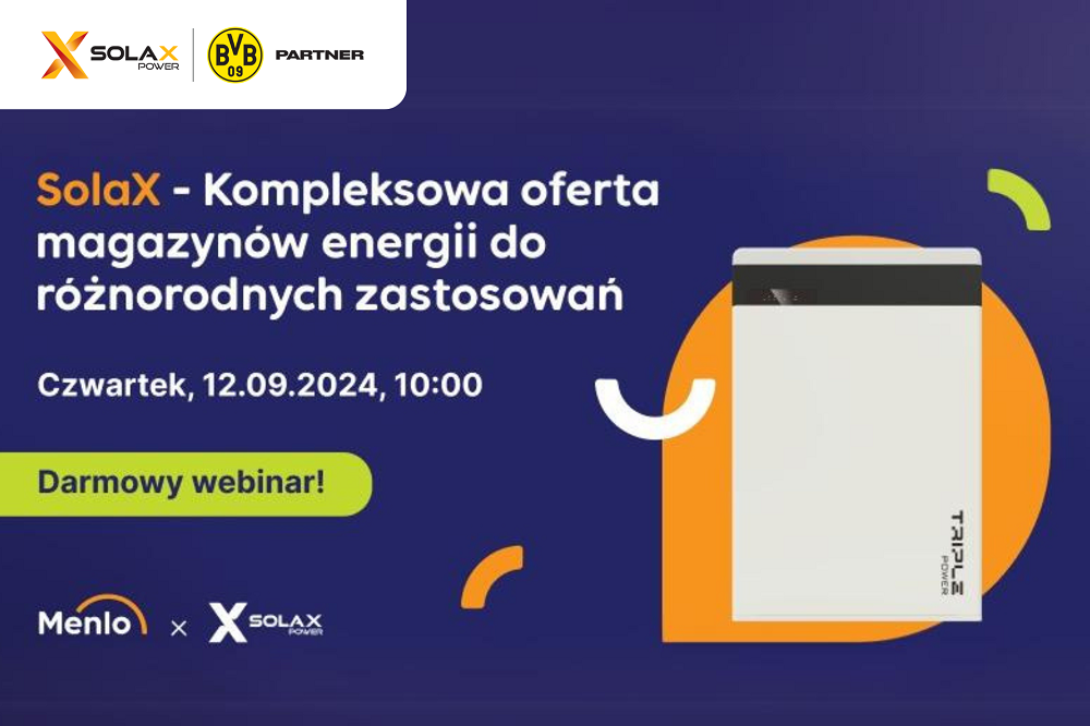 zaproszenie na webinar firmy Solax Power