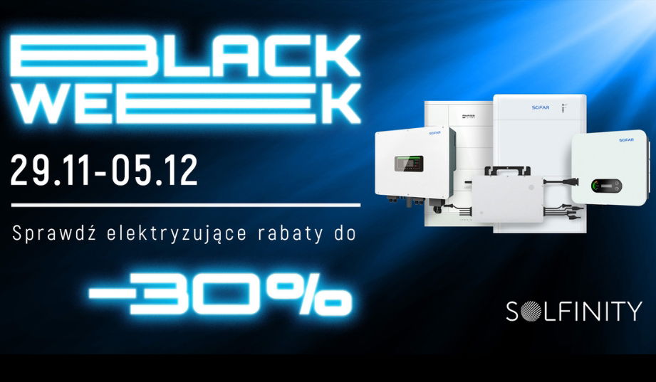 Skorzystaj z promocyjnych cen Black Week w Solfinity!