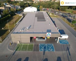 Instalacja PV Solar-Project na dachu ALDI