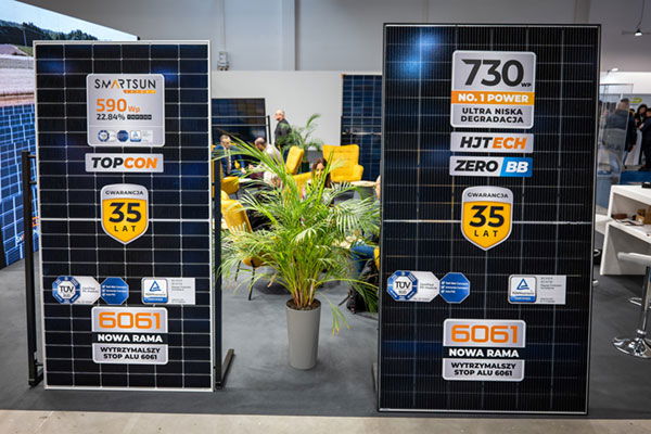 Moduły TOPCon oraz HJT SmartSun Energy na targach Solar Energy Expo 2025