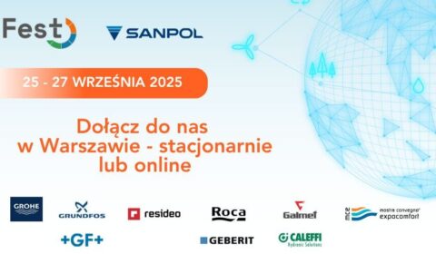 Sanpol organizuje FEST Congress 2025. Zrównoważony rozwój w branży sanitarnej i HVAC 