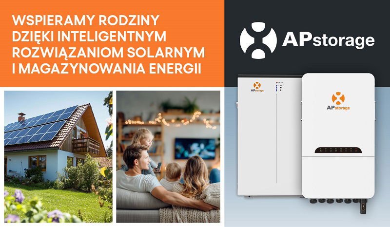 Falownik APSystems przeznaczony do magazynowania energii.