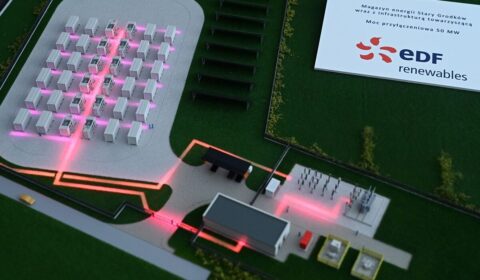 EDF rozpoczął budowę swojego pierwszego magazynu energii w Polsce