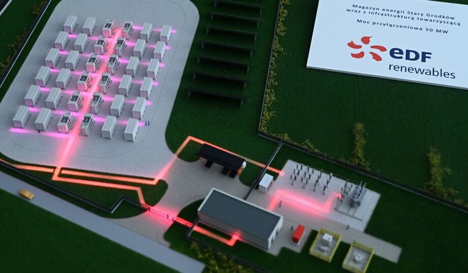 EDF rozpoczął budowę swojego pierwszego magazynu energii w Polsce