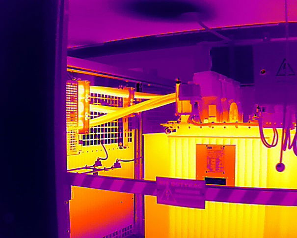 Badanie termowizyjne farmy fotowoltaicznej