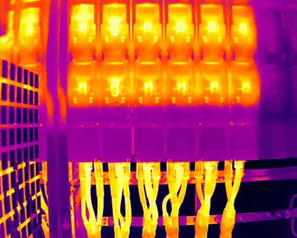 Badanie termowizyjne farmy fotowoltaicznej