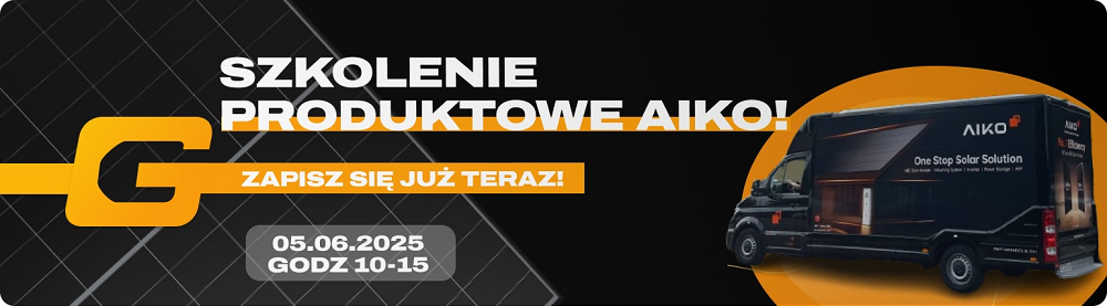 Oferta szkolenia na temat modułów fotowoltaicznych Aiko