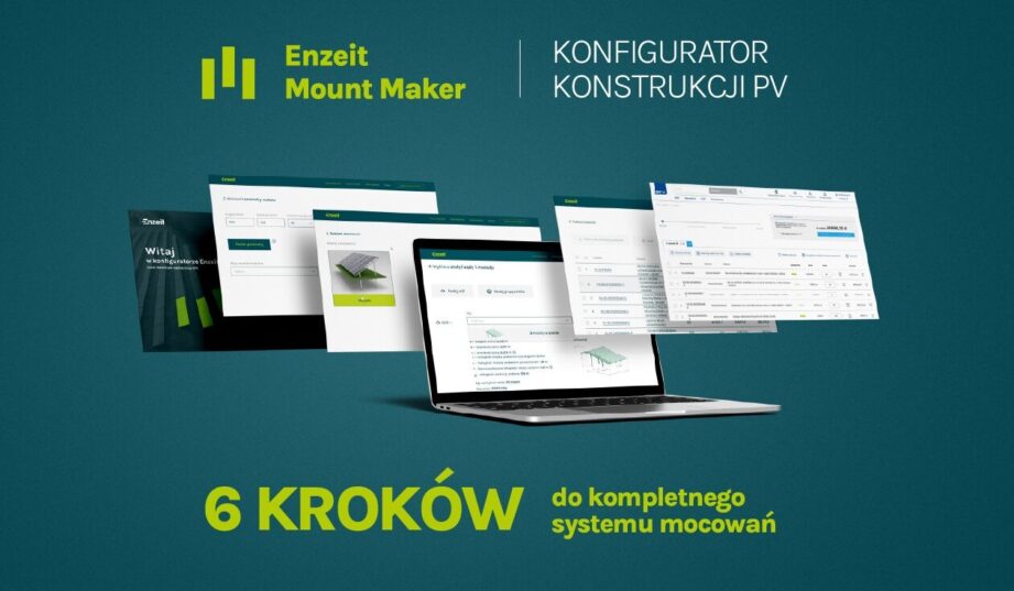 Enzeit Technik wprowadza Mount Maker - konfigurator konstrukcji PV