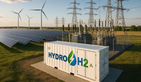Produkcja zielonego wodoru bezpośrednio przy farmach fotowoltaicznych i wiatrowych