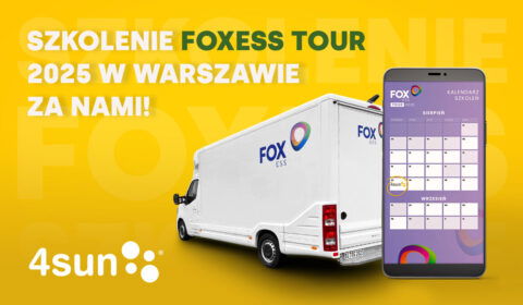FoxESS TOUR 2025 w Warszawie – 4sun.eu stawia na rozwój kompetencji instalatorów