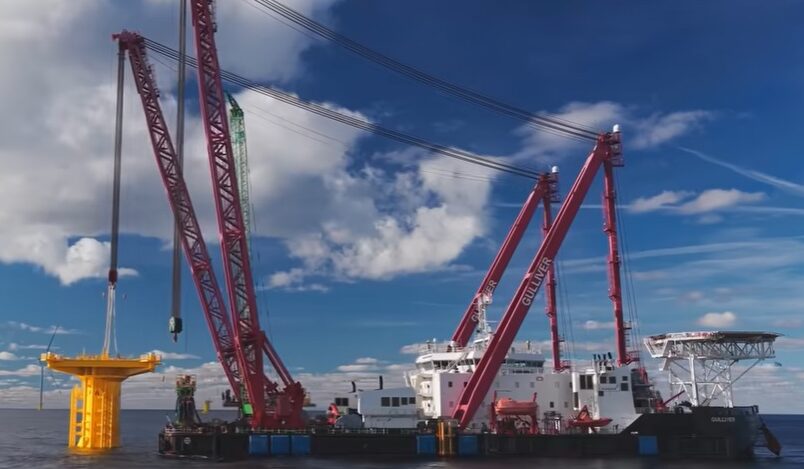 Baltic Power coraz bliżej. Zainstalowano morskie stacje elektroenergetyczne