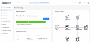 Widok interfejsu oprogramowania ENNO-EMS