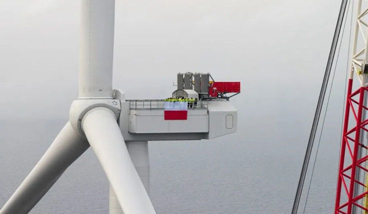 Morska elektrownia wiatrowa w projekcie Baltic Power Morska elektrownia wiatrowa w projekcie Baltic Power. Fot. Orlen