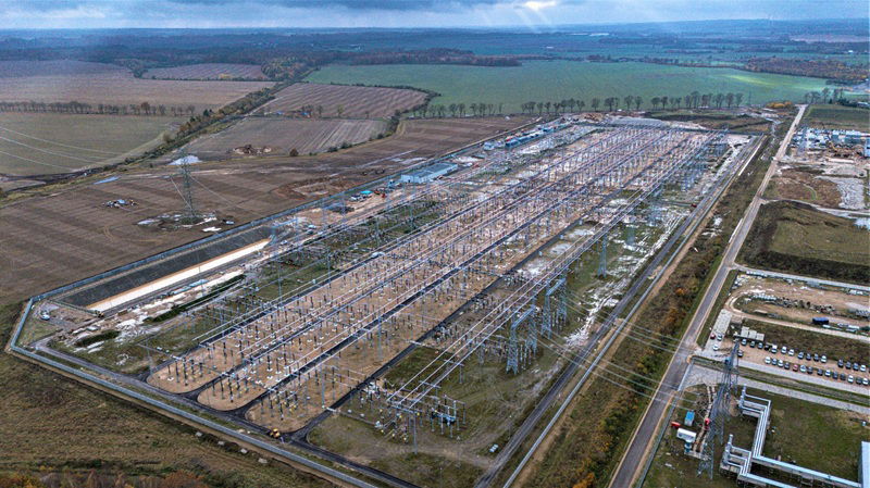 Stacja elektroenergetyczna Choczewo Stacja elektroenergetyczna Choczewo. Fot. PSE