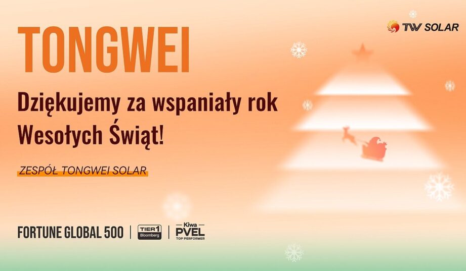 Dziękujemy za wspaniały rok &ndash; Wesołych Świąt od Tongwei Solar