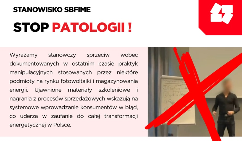 Stowarzyszenie branży PV interweniuje w sprawie "afery taśmowej"