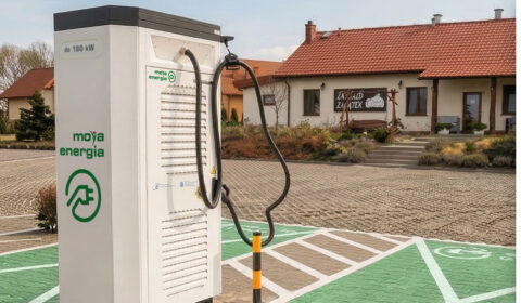 MOYA z pierwszą stacją ładowania poza stacją paliw