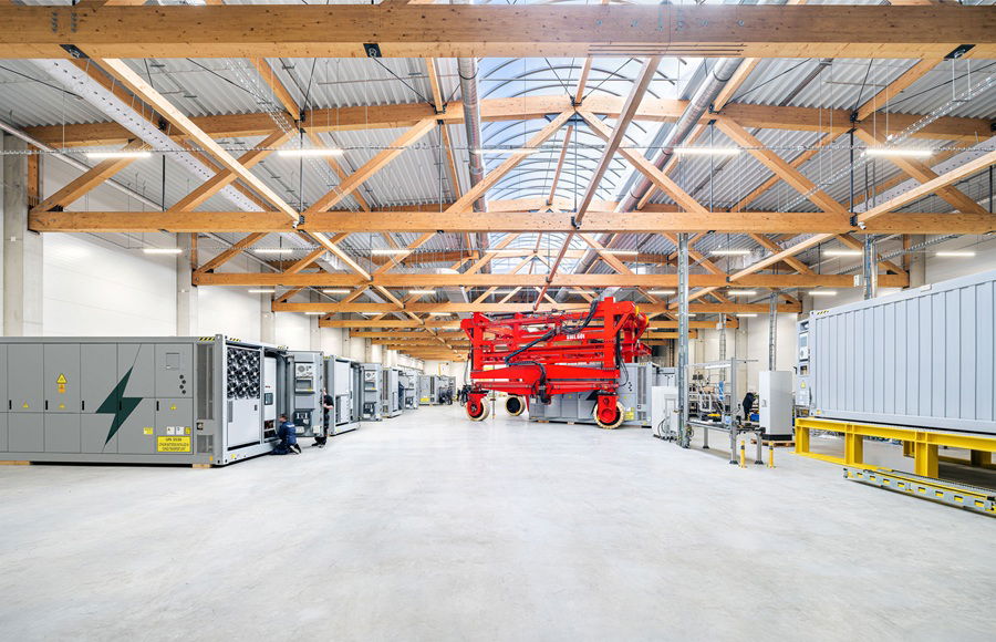 Fabryka magazynów energii GAZ Energy w Boguminie w Czechach. Fabryka magazynów energii GAZ Energy w Boguminie w Czechach.