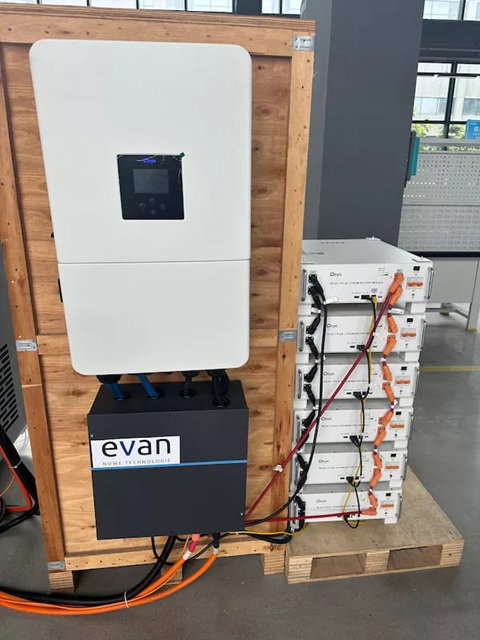 Wodorowy system Evan połączony z bateryjnym magazynem energii. 