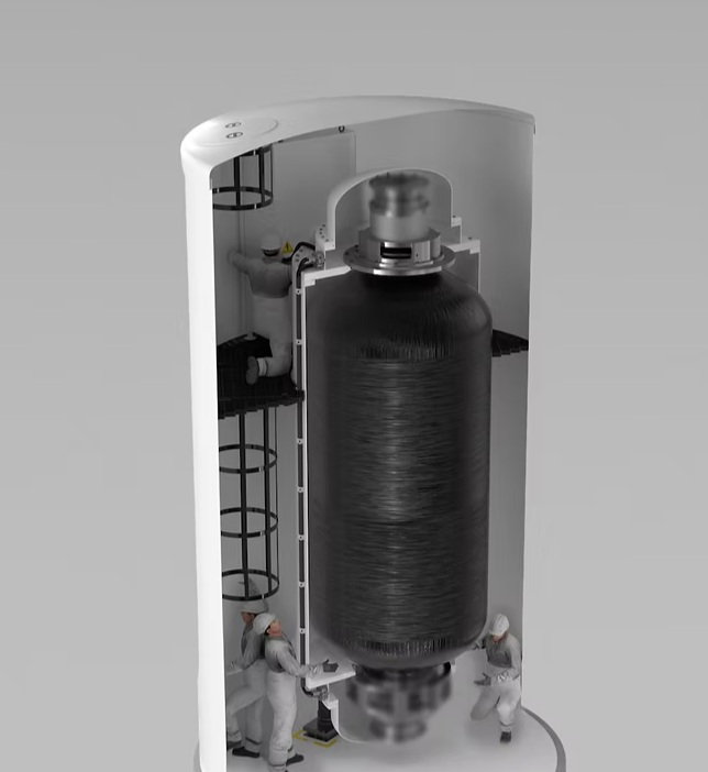 Wizualizacja kinetycznego magazynu energii / Qnetic