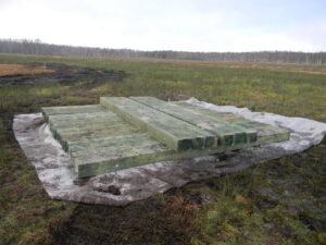 Fundament pod trzon masztu