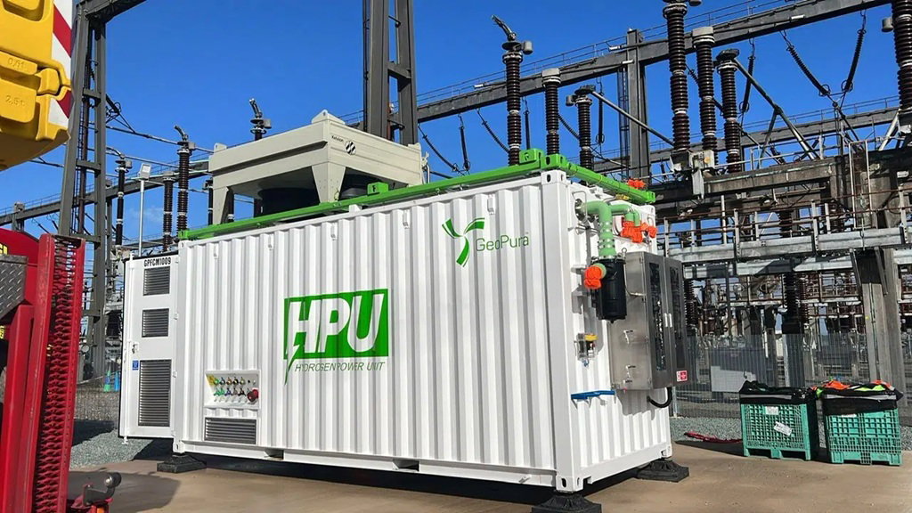 Mobilny system zasilania na wodór firmy GeoPura