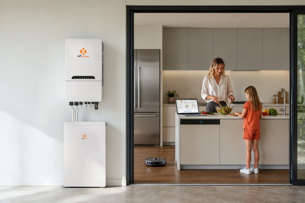 Połączenie ELT-12 i APbattery pozwala magazynować nadwyżki energii wyprodukowanej w ciągu dnia i wykorzystywać je wtedy, gdy są najbardziej potrzebne Połączenie ELT-12 i APbattery pozwala magazynować nadwyżki energii wyprodukowanej w ciągu dnia i wykorzystywać je wtedy, gdy są najbardziej potrzebne