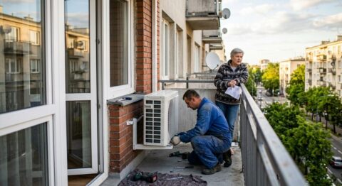 Czy można zamontować klimatyzację na balkonie? To zależy, kogo zapytasz