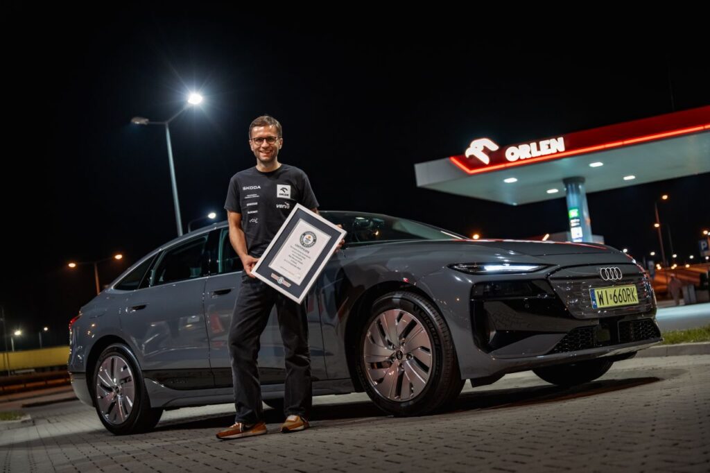 Miko Marczyk pobił kolejny rekord - 1338 km na jednym ładowaniu. Fot. Miko Marczyk