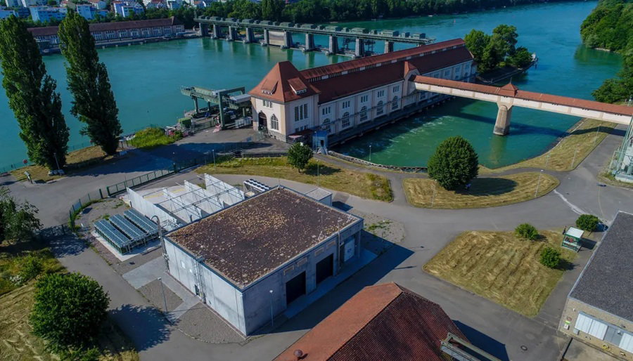 Elektrownia wodna w Wyhlen. Fot. EnBW Elektrownia wodna w Wyhlen. Fot. EnBW
