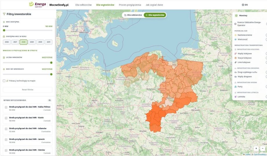 Energa-Operator podpowie, gdzie najlepiej ulokować OZE i zakłady produkcyjne