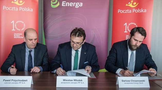 Energa pomoże Poczcie Polskiej w rozwoju elektromobilności