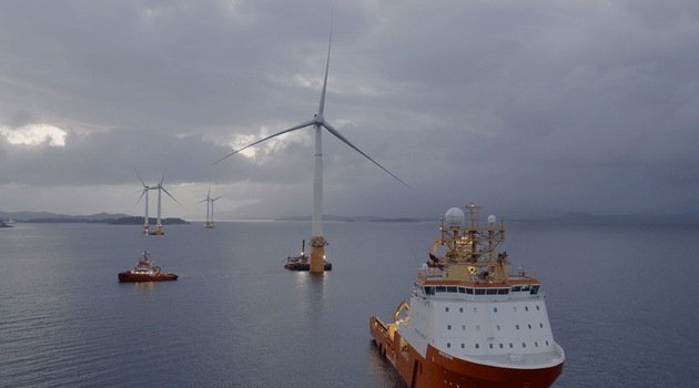 Partner Polenergii szykuję największą na świecie pływającą farmę wiatrową