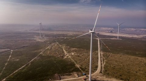 Wszystkie turbiny na nowej farmie wiatrowej Energi