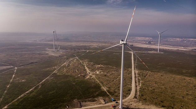 Wszystkie turbiny na nowej farmie wiatrowej Energi
