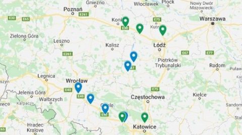 Stacje ładowania GreenWay na kolejnych MOP-ach
