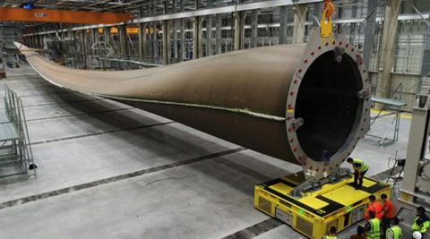 Koronawirus uderza w produkcję łopat wiatrowych