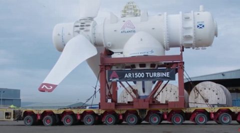 Kolejna turbina wykorzystująca energię pływów morskich