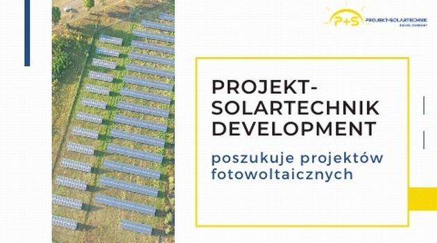 Projekt- Solartechnik Development kupi projekty PV na każdym etapie realizacji