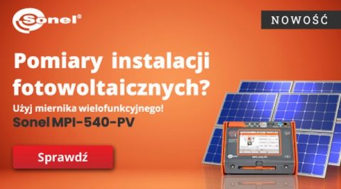 Bezpieczeństwo w fotowoltaice - mierniki Sonel MPI-540-PV